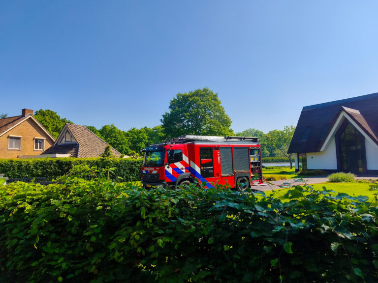 Onkruid verbranden gaat mis en zet heg in brand