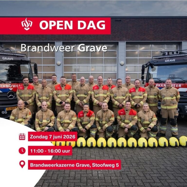 Spectaculaire open dag ter ere van 200 jaar Brandweer Grave