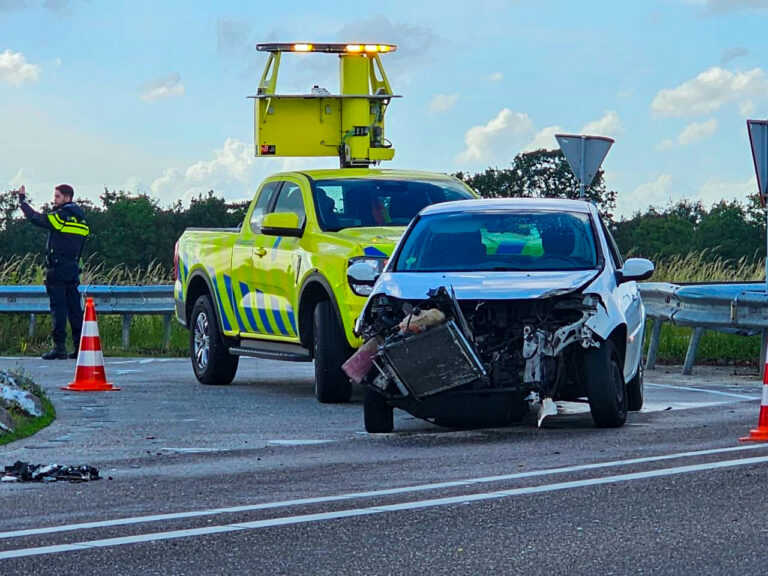 Wederom forse klapper bovenaan afrit A50 Veghel