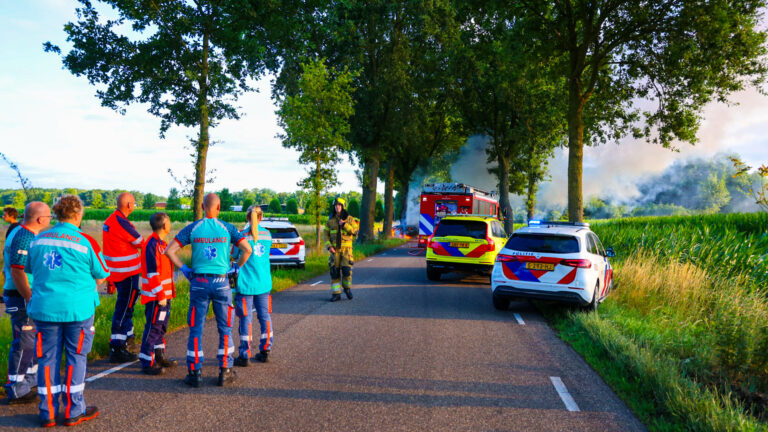 Twee doden bij zeer ernstig ongeval met brand in Zeeland (N.Br.)