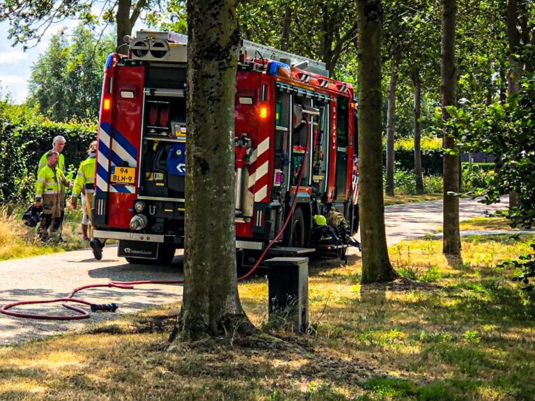 Brand meterkast Kampweg in Erp veroorzaakt stroomuitval