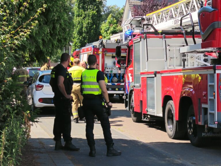 Bewoner blust zelf brand in woning Zeeland, brandweer redt dieren
