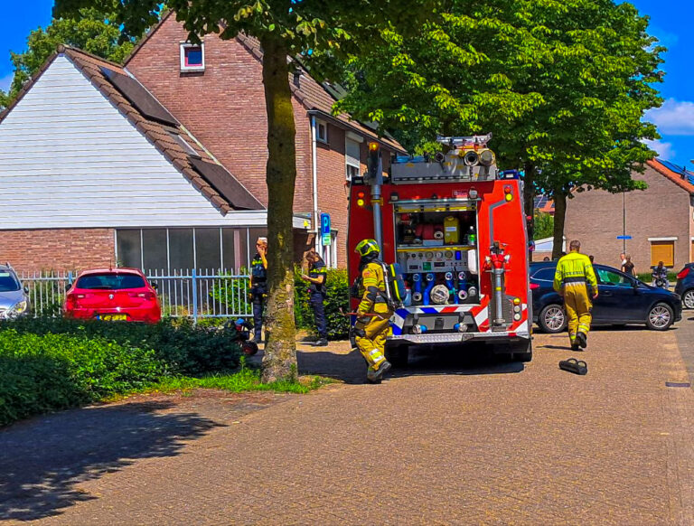 Brandweer forceert deur na afgaande rookmelder in Schijndel