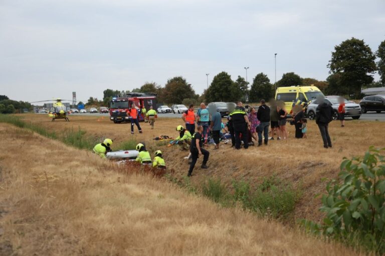 Ernstig ongeval met meerdere gewonden A50 Uden