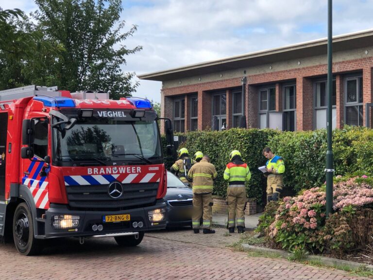 Brandweer uitgerukt voor gaslek in Veghel