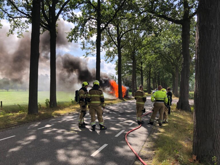 Electriciteitskast in brand in buitengebied Schijndel