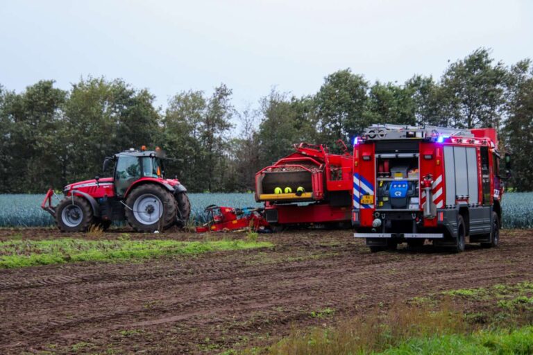 Persoon raakt bekneld bij ongeval met landbouwmachine in Vorstenbosch